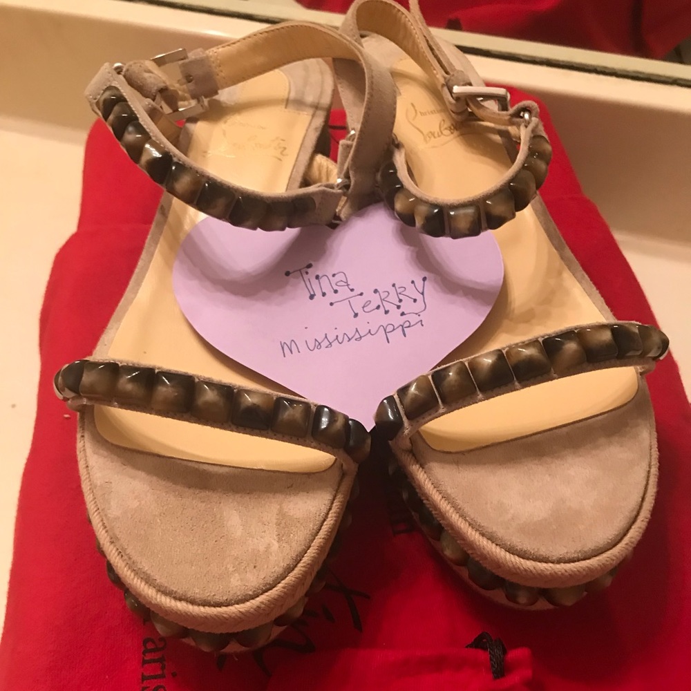 *SOLD* New Christian Louboutin Cataclou Sandal